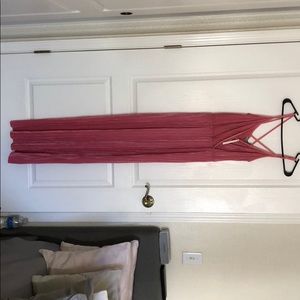 Long pink dress